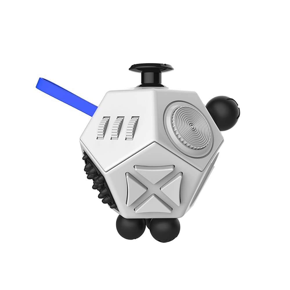 12 Sides Novelty Toys, Holy Crystal Decompression Magic Cube For Fidget, Relieves Anxiety And Stress (A2)