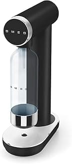 SKC01BLM Soda Maker, Non-Slip Feet, Space Saving Design, 800ml, Matte Black