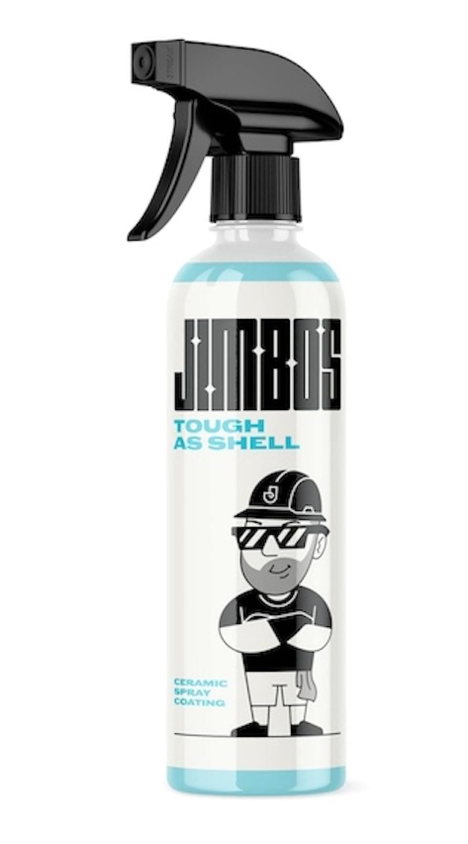 JIMBO'S TOUGH AS SHELL CERAMIC SPRAY – Super Slick, Streak-Free Protection for Paint, Glass, Trim & More | Easy-to-Use Hybrid Ceramic Coating with UV Protection | 16oz
