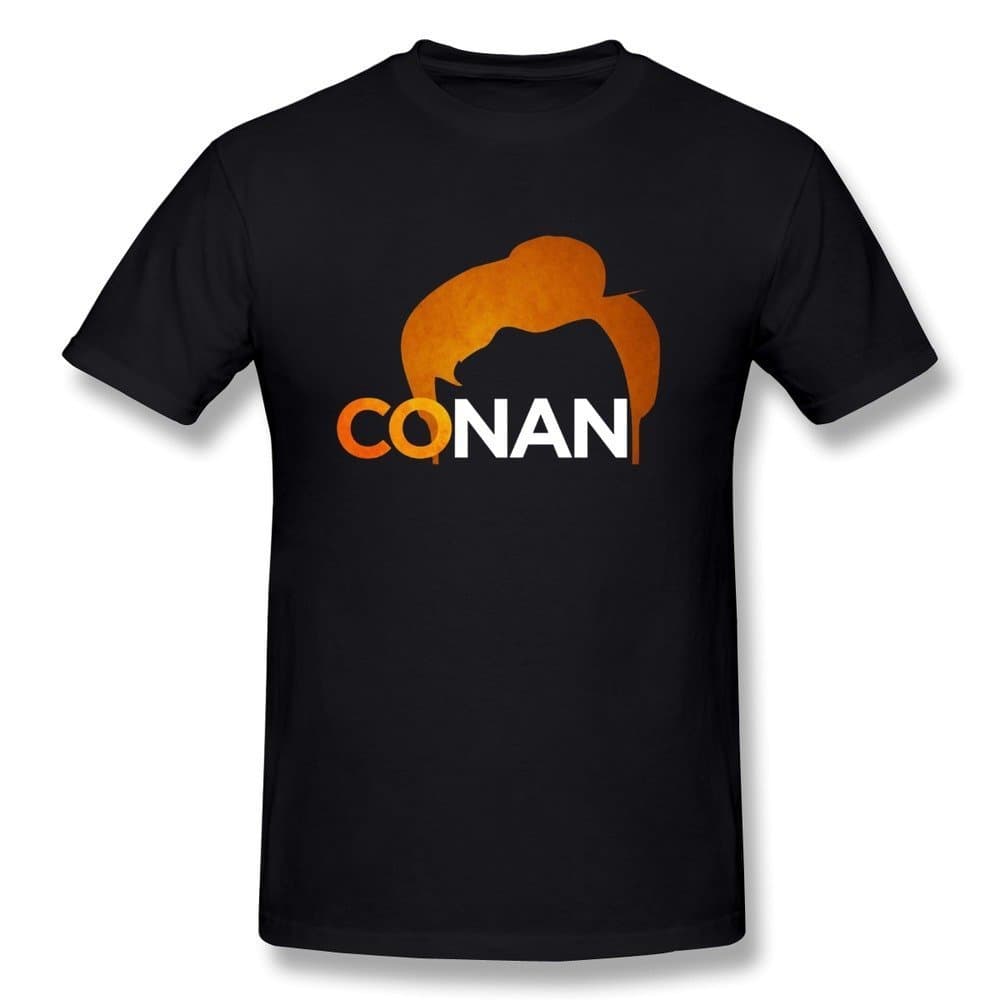 Men's Conan Christopher O'Brien T Shirt L Black