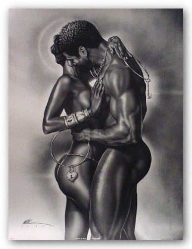 Lock and Key X-Change by Kevin Williams (WAK) 24"x32" Art Print Poster African-American