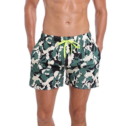 Men's Quick Dry Swim Trunks Bathing Suit Beach Shorts