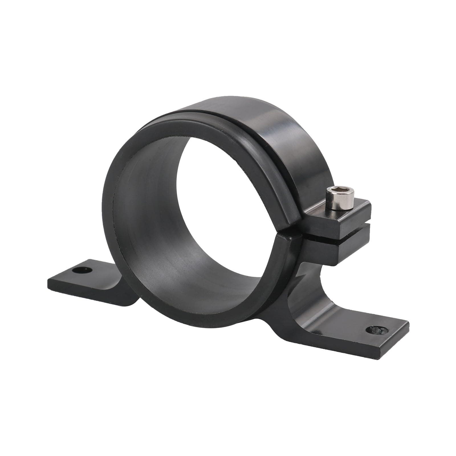 JDMSPEED Universal Car Fuel Pump Fuel Filter Mounting Bracket,Fuel Pump Clamp Holder Suitable for Fuel Pumps, Fuel Filters and Other Parts (60MM Black)