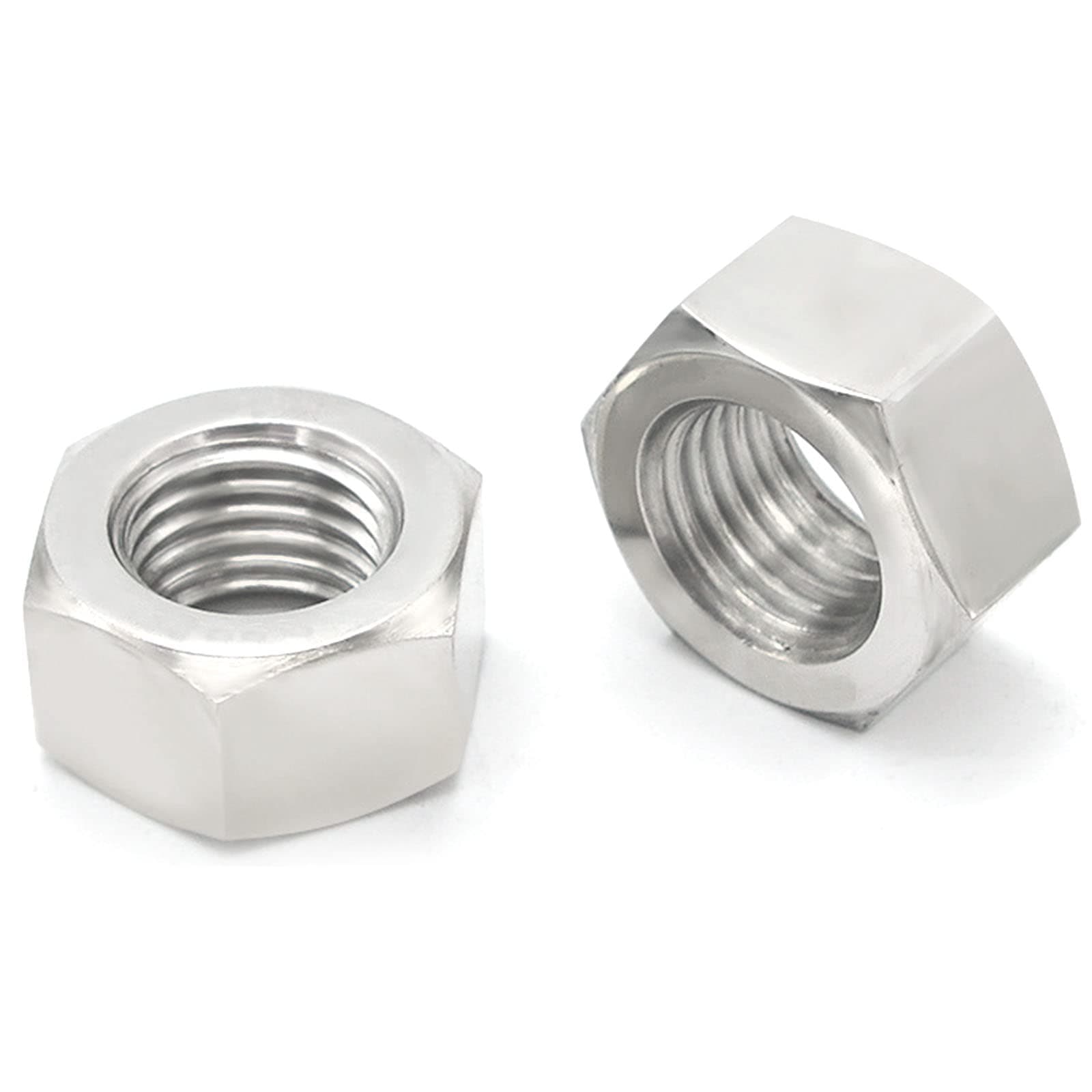 Hex Nuts, M3-0.5 Stainless Steel 304 (18-8) Hex Nut DIN934, 100pcs