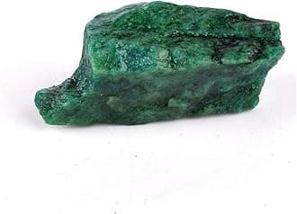 GEMHUB Natural Raw Emerald Green Gemstones for Jewelry Making 10-1000 Carat Crystals and Healing Stones | Rough Emerald Gem Stones