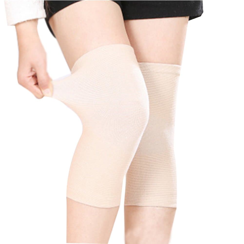 (One Pair Cotton Knee Sleeves for Knee Support, Circulation Improvement & Pain Relief Compression Knee Brace