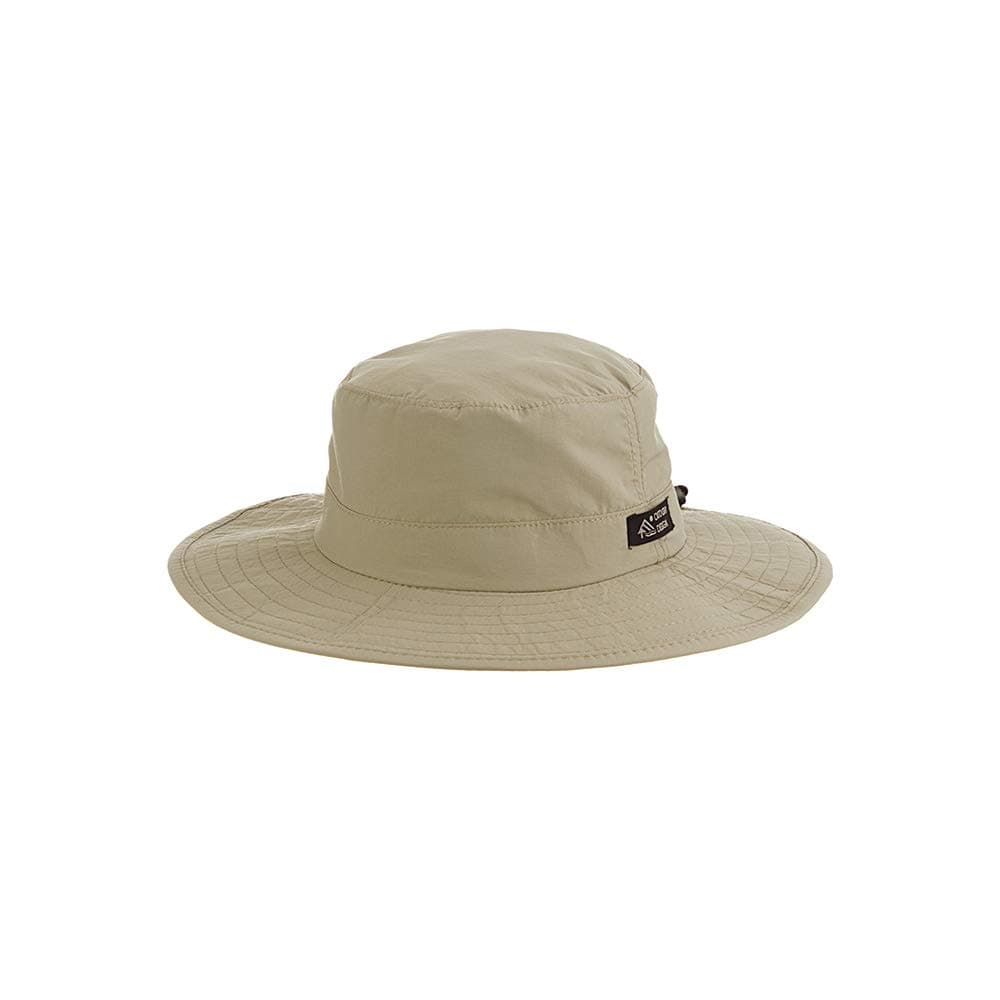 Men’s 1 Piece Big Brim Boonie Hat with Nylon Chin Cord
