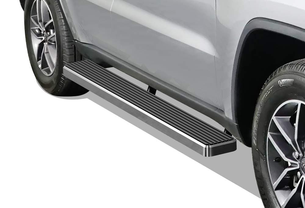APS Running Boards 6in Compatible with Jeep Grand Cherokee 2011-2021 (Include 22 WK)(Exclude Limited X & High Altitude & Summit & SRT & SRT8 & Trackhawk & Trailhawk) 304 Stainless Steel Nerf Bars