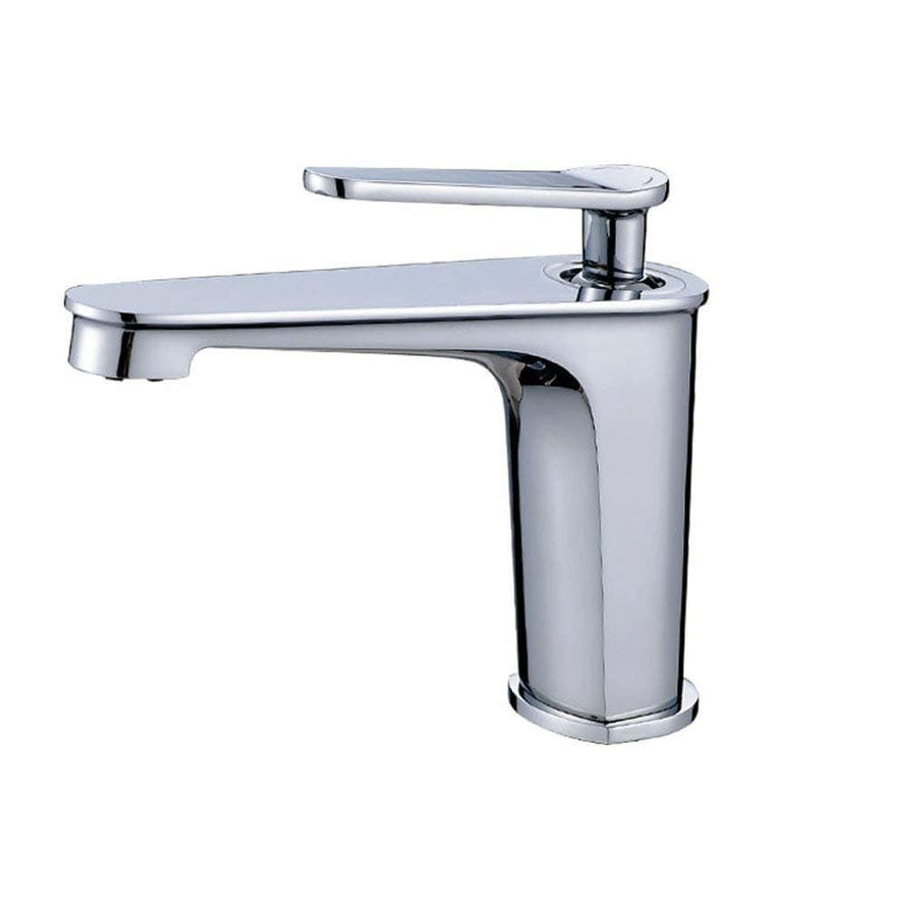 VOTON Modern Commercial Bathroom Faucet Single Handle Chrome, Single Hole Bathroom Sink Faucet