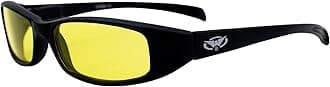 Global VisionNEW ATTITUDES - Stylish Sunglasses - Yellow Lenses, MATTE Bl