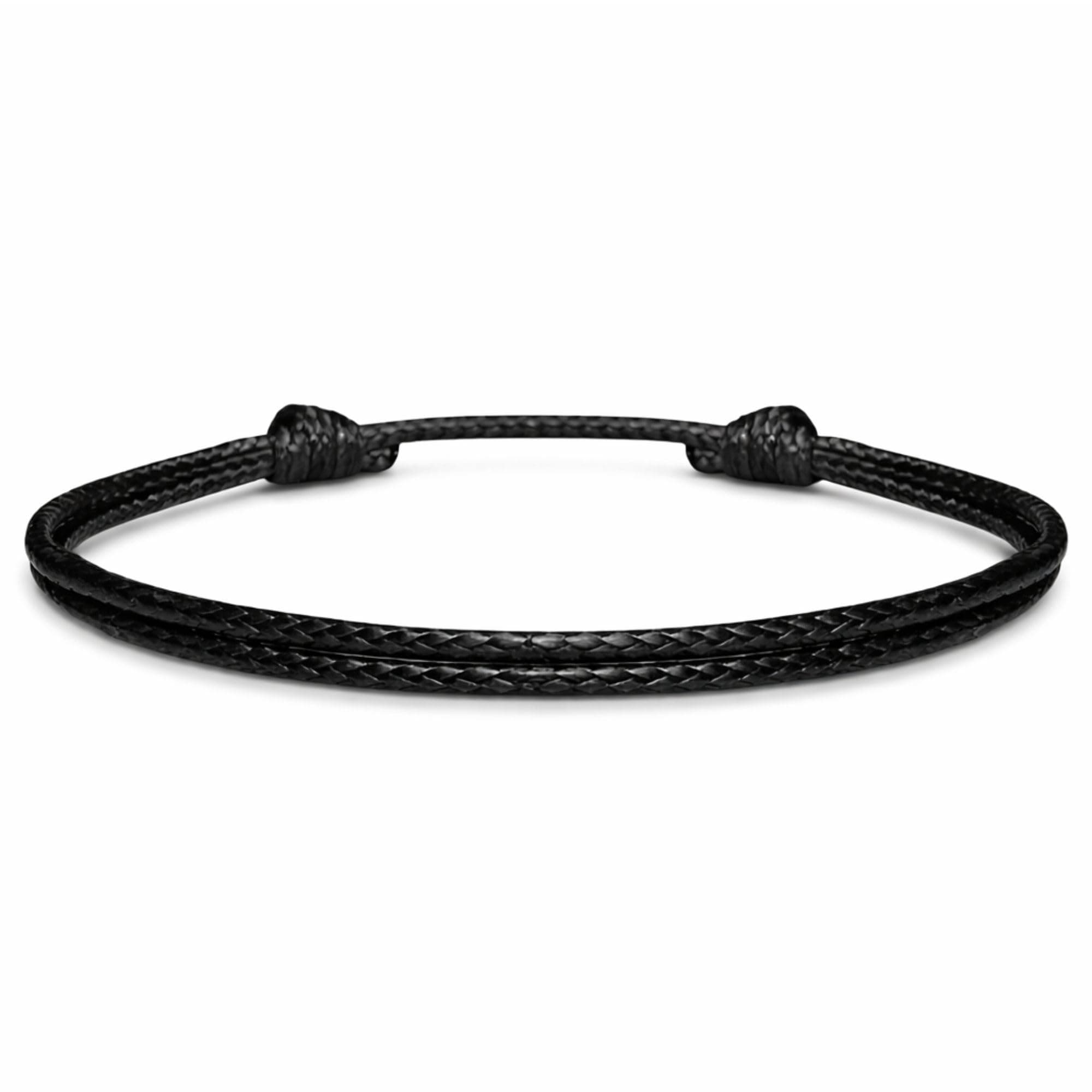 Luck Strings Wax Nylon Adjustable Cord Bracelet for Men or Women - Leather imitation string Unisex Adult Waterproof Surfer Jewelry Boy Girl Friendship Gift