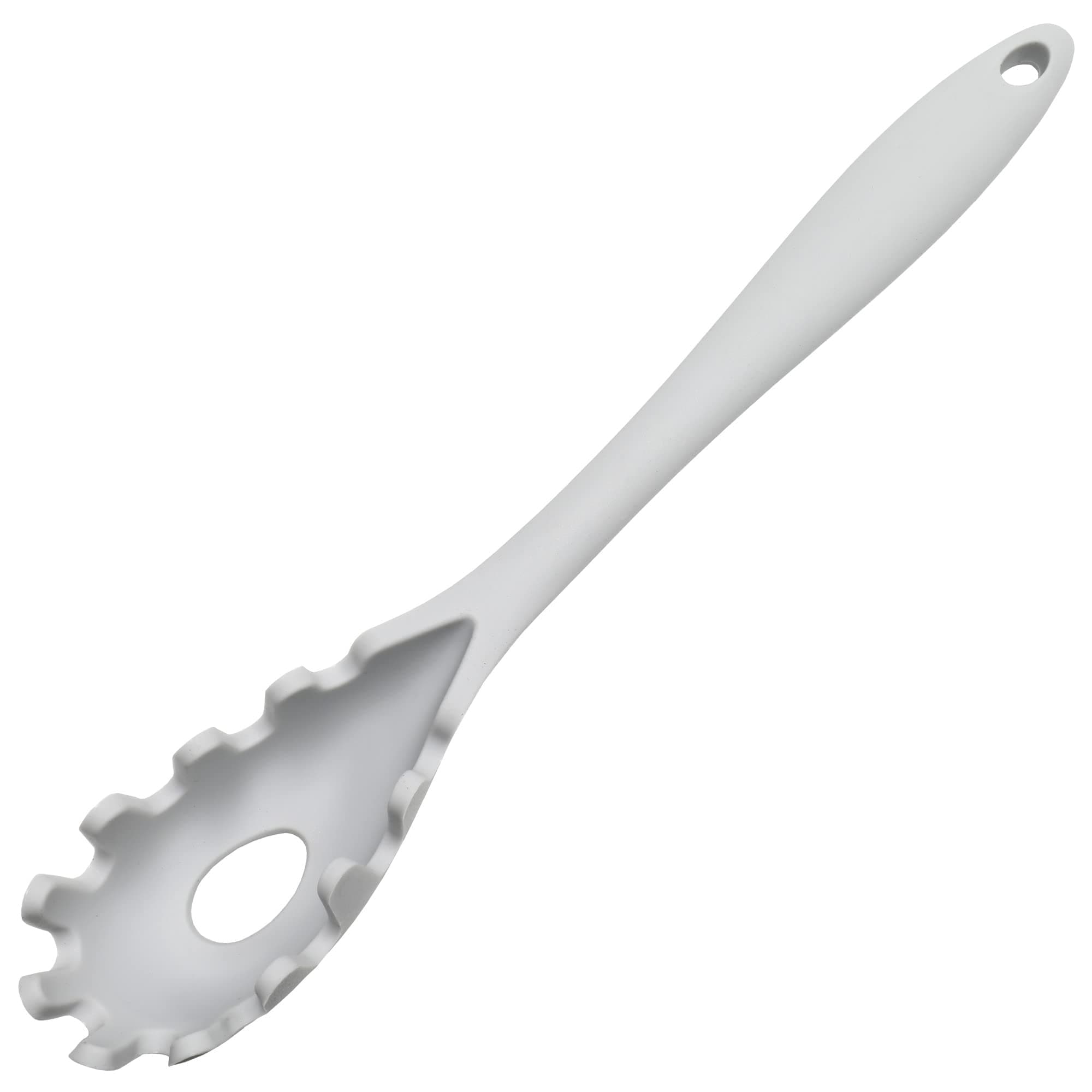Premium Silicone Spaghetti/Pasta Fork, 11.5 inch, Gray