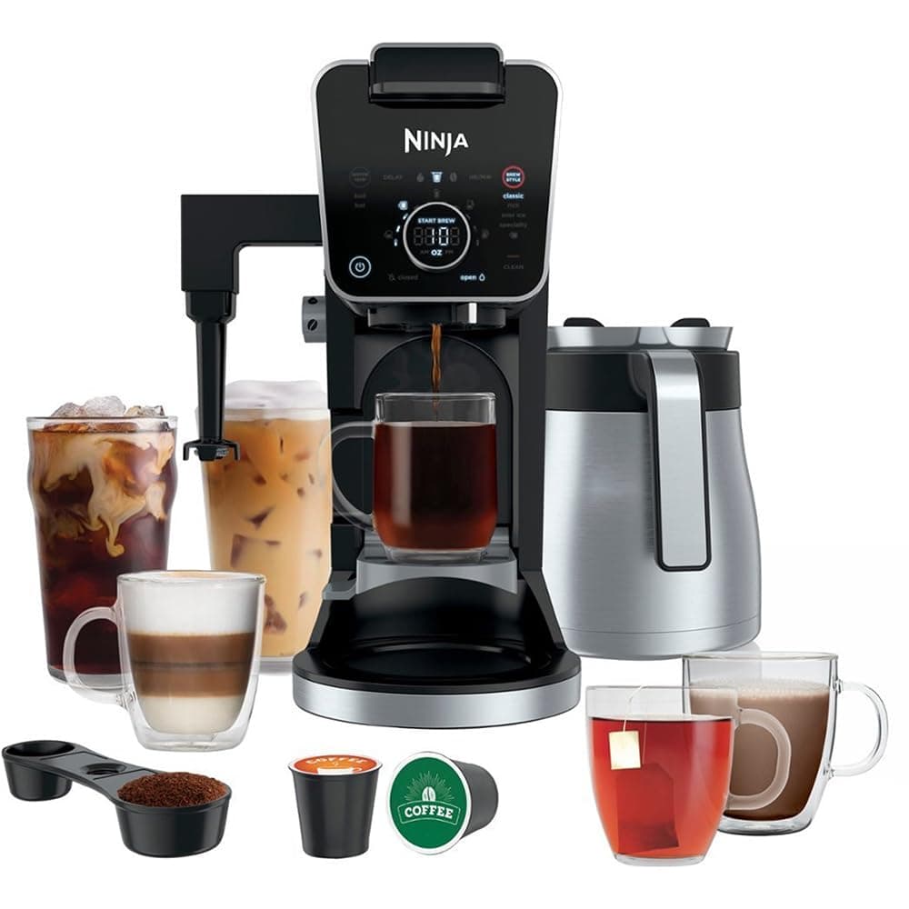 Ninja (Refurbished CFP305 DualBrew Pro Specialty 12-Cup Drip Coffee Maker Thermal Carafe (Renewed)