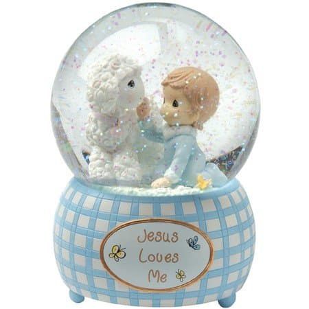 Jesus Loves Me, Boy, Musical Water Globe