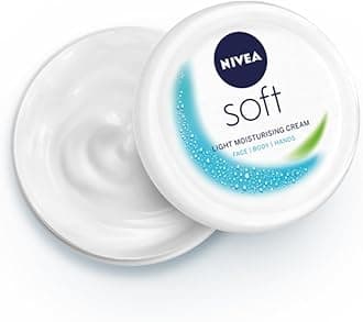 Soft Light Moisturizer 300 ml, for Face, Hand & Body, Non-Greasy Cream with Vitamin E & Jojoba Oil for Instant Hydration