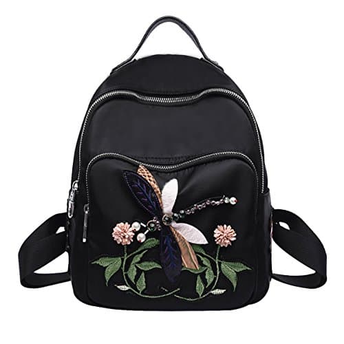 Clara Camouflage Women Mini Backpack Nylon Leisure Daypack Printed Shoulder Bag Handbag Purse