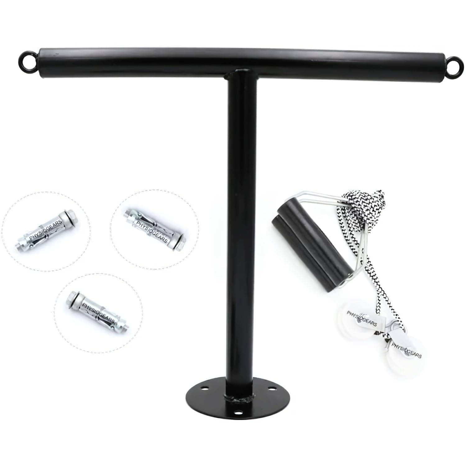 Physiogears Physio Solutions Bold Physio Therapy Shoulder Pulley T-Pulley Physio Exerciser Equipment (Black) (T-Pulley)