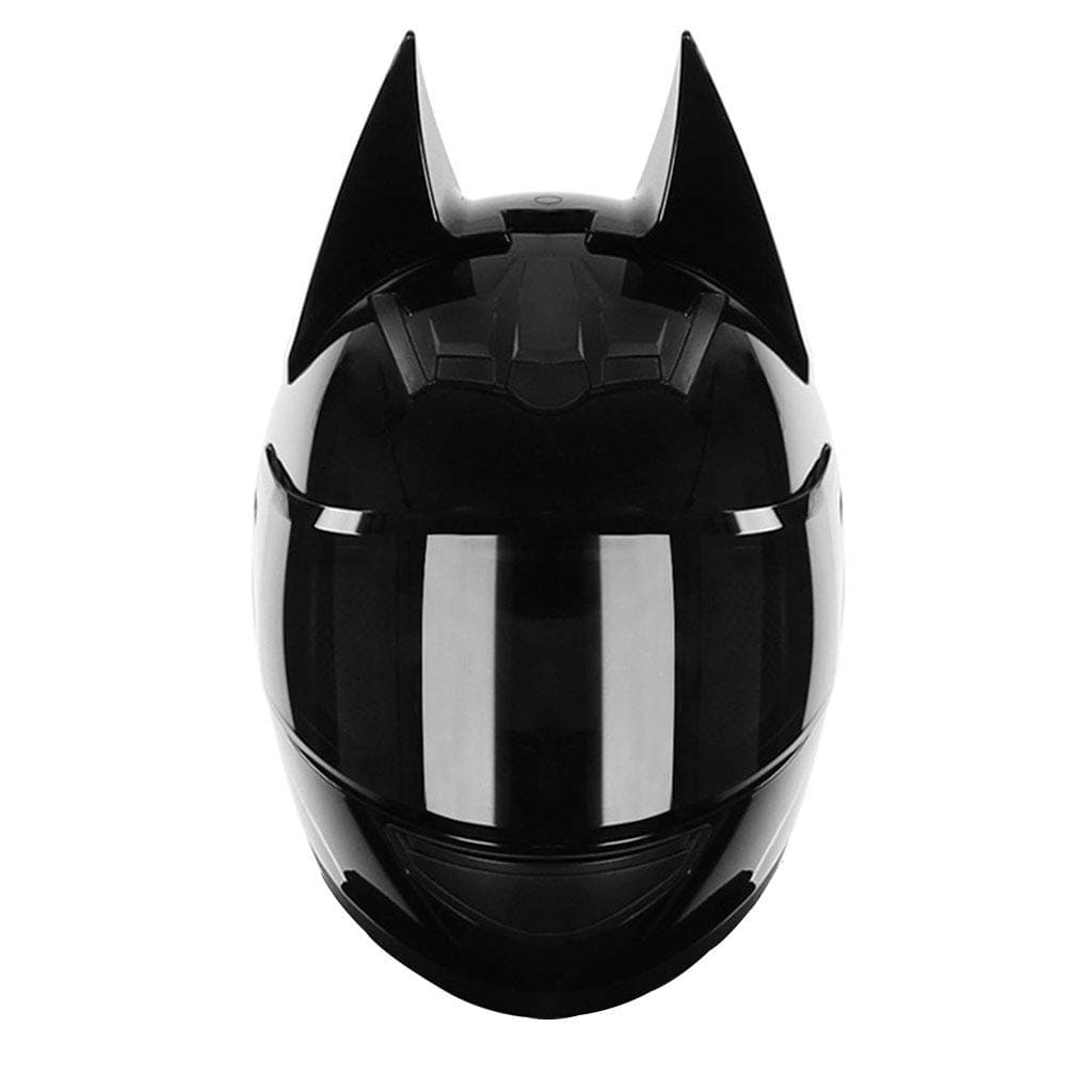 Cat Ear Knight Helmet, Full Face Motorcycle Helmet, DOT Certified, for Men and Women, Electric Scooter Racing Couple