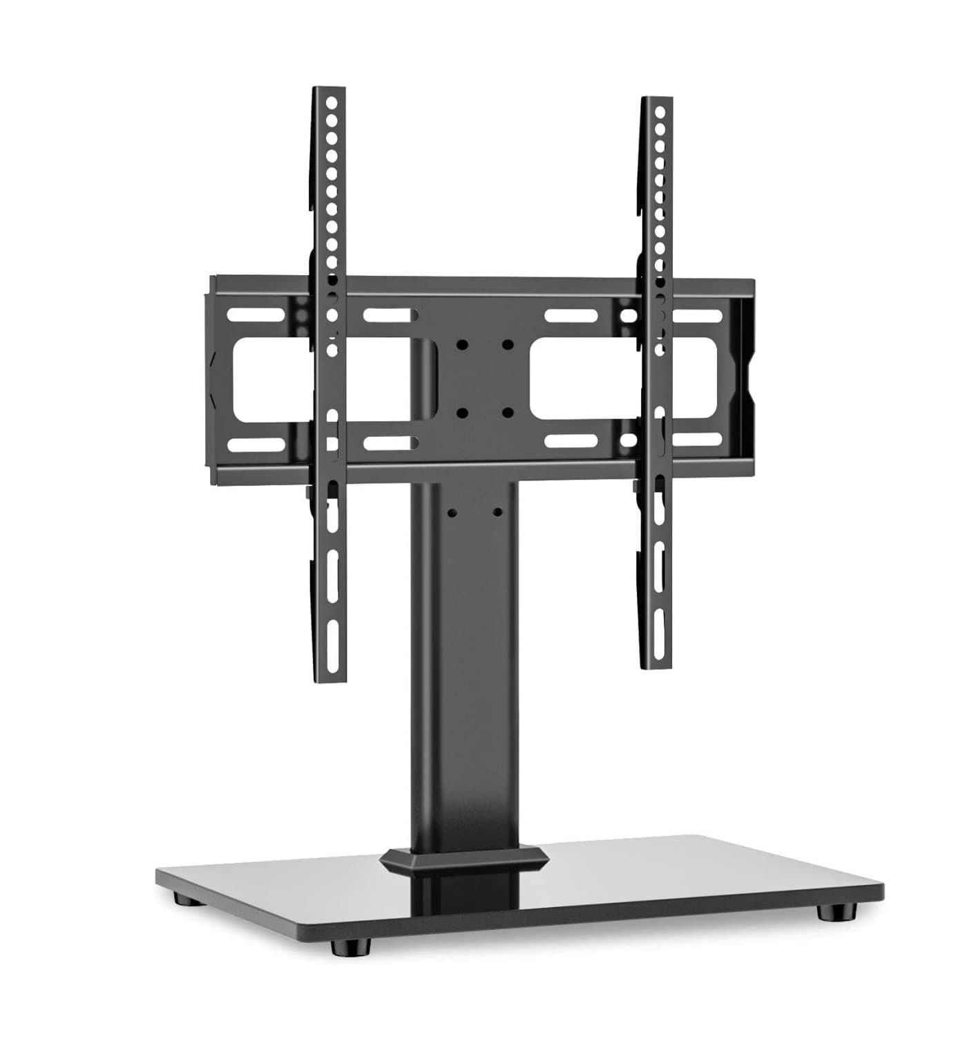 SKY-TOUCH Universal TV Stand, Universal TV Mount Stands with Bracket for 37-55 inch LCD LED TVs, Height Adjustable TV Base Stand Holds 45 KG & Max, VESA 600x400mm