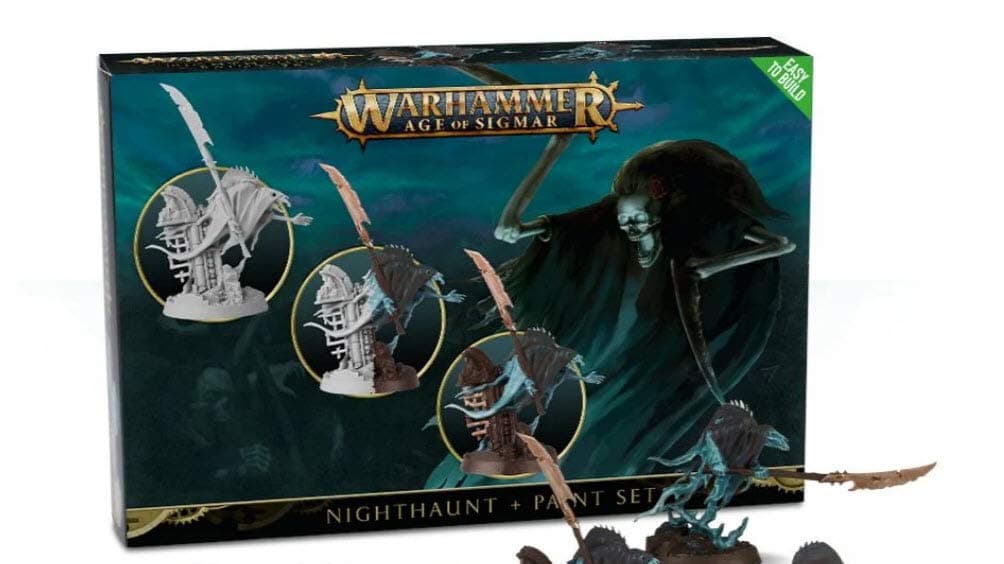 Games Workshop Warhammer Age of Sigmar Nighthaunts + Paint Set