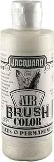 Jacquard Airbrush Color 4Oz Metallic White