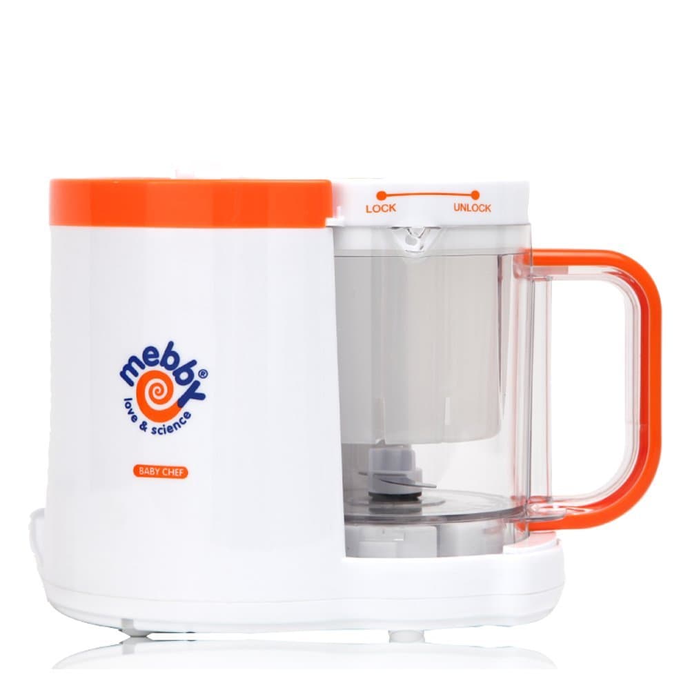 Baby Chef Multifunctional Cooker -White And Orange