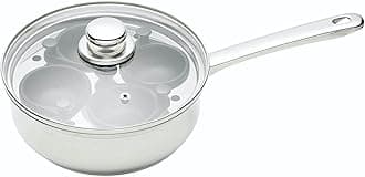 KitchenCraft Satinless Steel 4 Egg Poacher Pan
