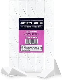 Artist's Choice Makeup Sponge Mini Applicator Wedges (100 Count)