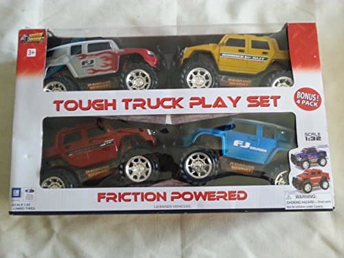 Tough Truck Friction Powered Play Set 4 Pack