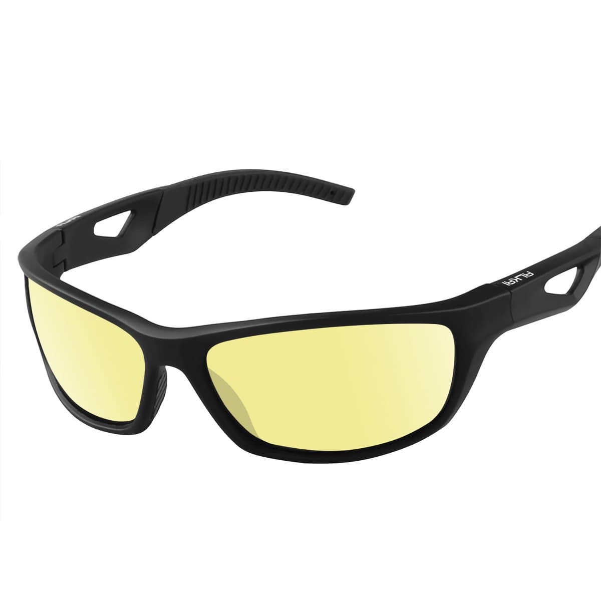 ALKAI Sport Polarized Sunglasses (Black Yellow)