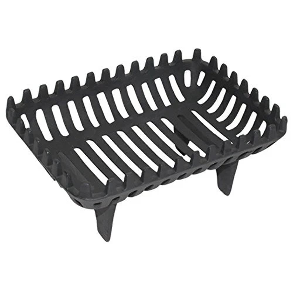 Inglenook Heavy Cast Iron Basket Black - Large