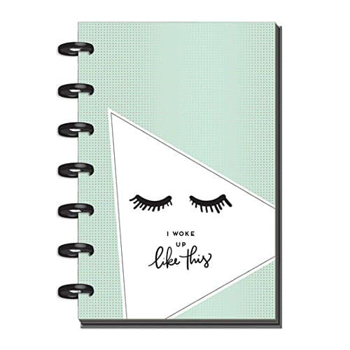 Create365 The Happy Planner Mini Soft Geos, Eyelashes, 12 Month January-December 2018, Dated