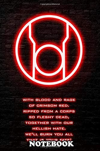 Notebook: Oath , Journal for Writing, College Ruled Size 6" x 9", 110 Pages