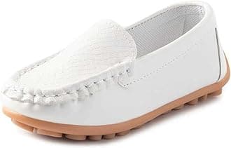 Boys Girls Loafers Dress Flats Slip-On Oxford Casual Moccasins School Walking Boat Shoes(Toddler/Little Kid/Big Kid)