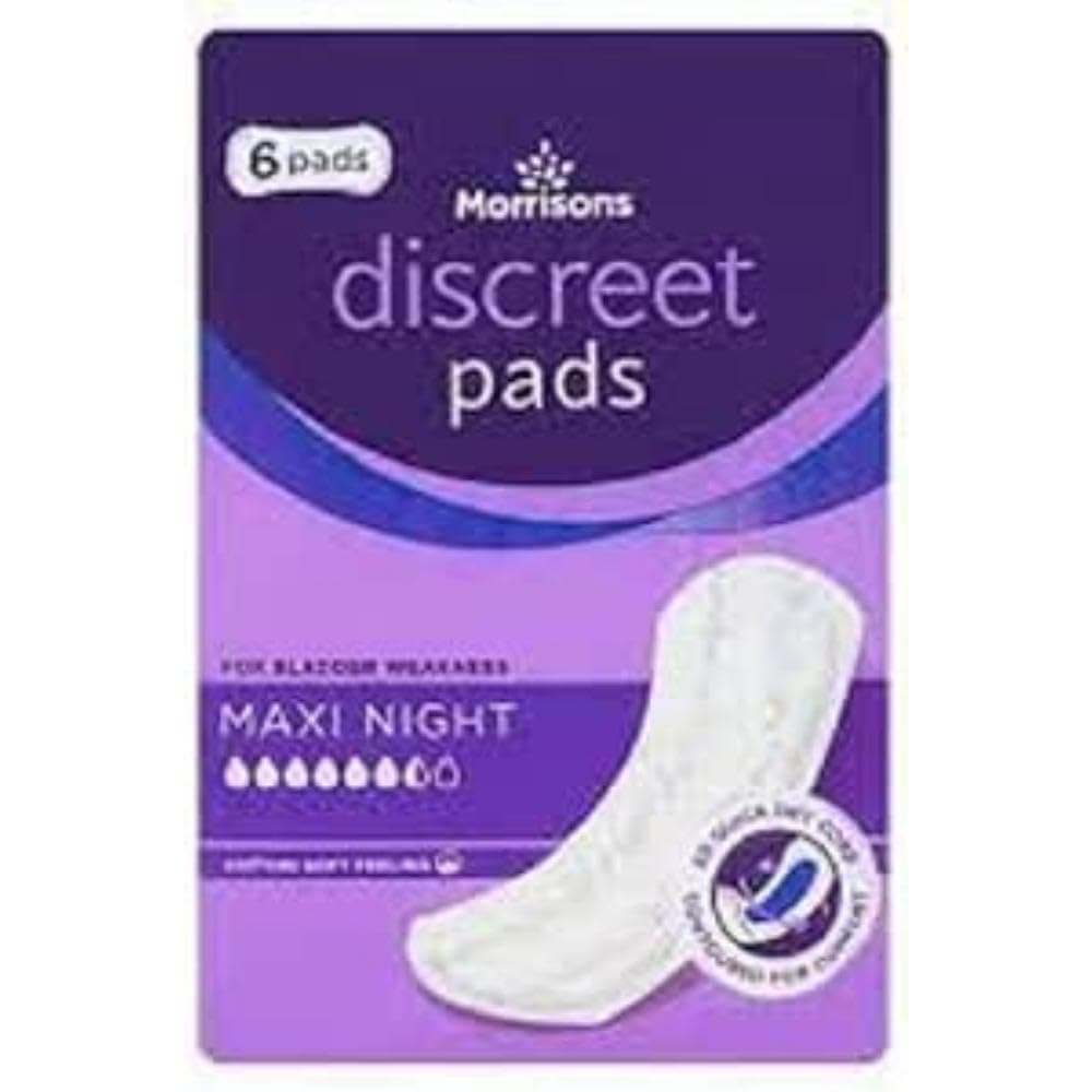 Morrisons Maxi Night Comfort Pads 6 Pack x 6