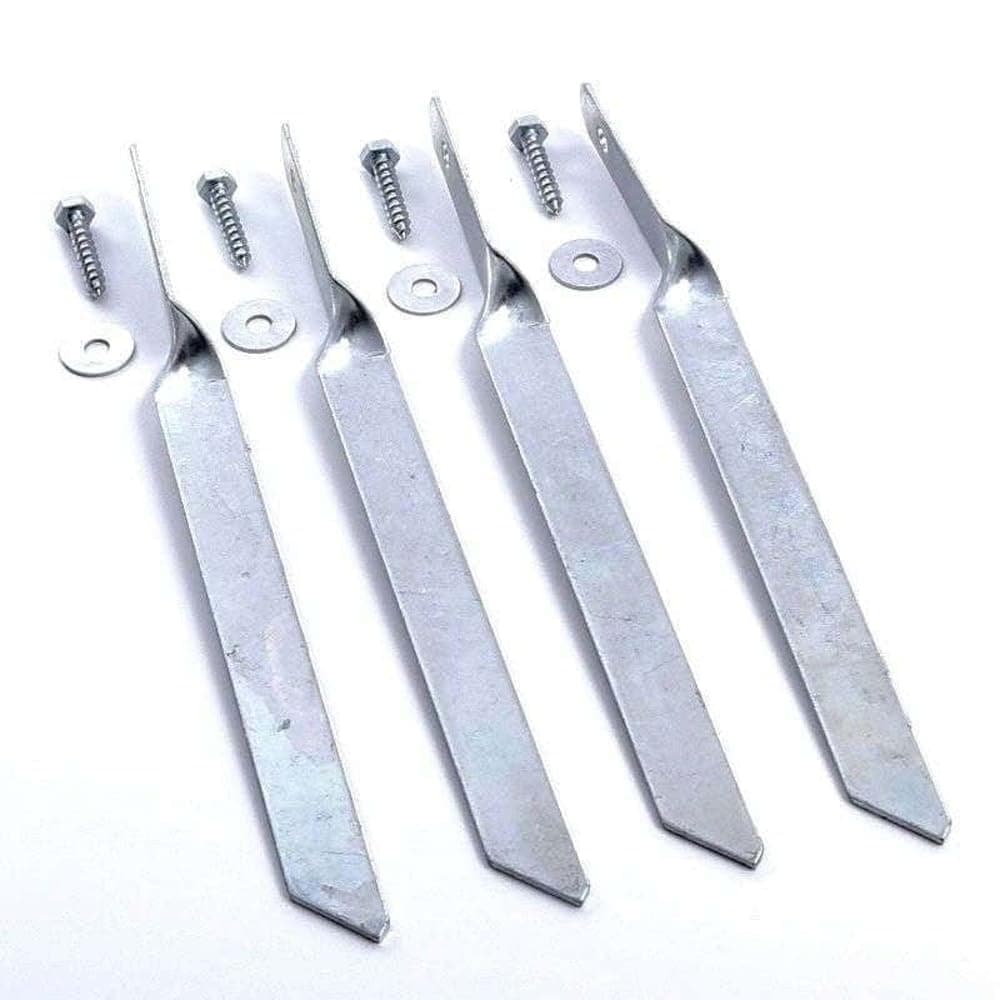 Rebo Ground Anchor Stake Set for Securing Wooden Swing Sets, Playhouse, Climbing Frames & Other Play Equipment