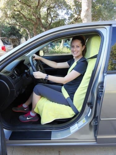 IGOActive Universal Fit Front NeatSeat Comfort Clean Car Seat Protector Cover - Microfiber (Yellow)