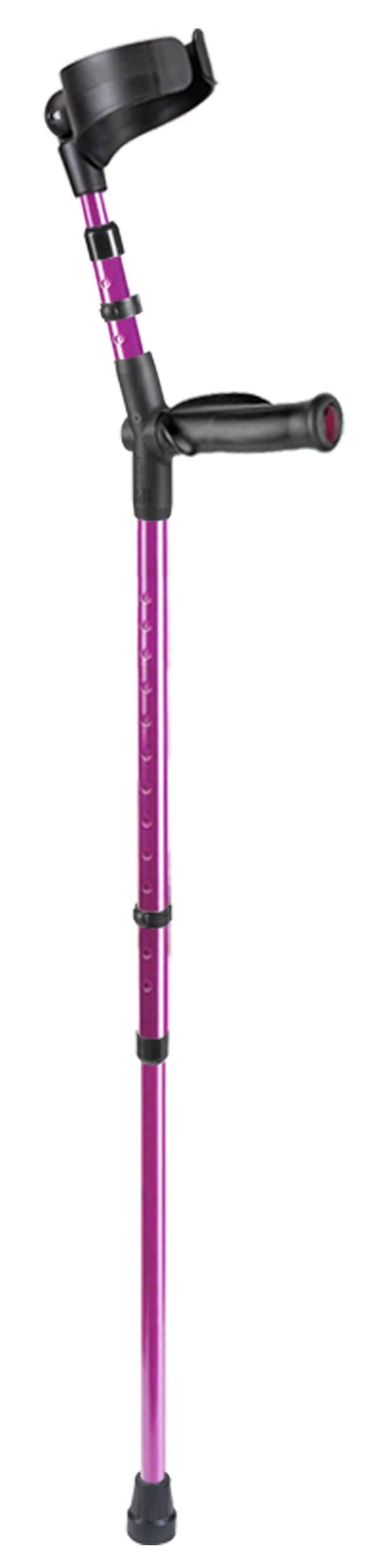 Ossenberg Pink Anatomic Soft Grip Closed Cuff Forearm Crutch - Left