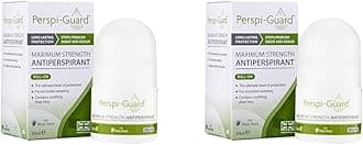 Perspi-Guard Maximum Strength Antiperspirant Roll-On, Strong Deodorant for Excessive Sweating & Hyperhidrosis Treatment, Lasts up to 5 Days - Unscented (30ml) (Pack of 2)