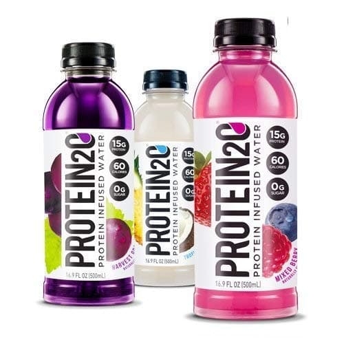 Protein2o Low Calorie Whey Protein Drink, Variety Pack, 16.9 Ounce (3 Flavor 24 Count)