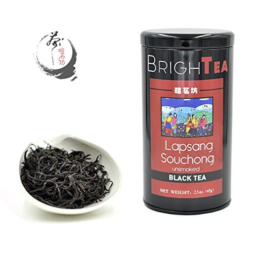 Brightea® Supreme Grade Authentic Unsmoked Lapsang Souchong Whole Leaf Loose Tea (2.3oz. Tin)