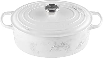 Le Creuset Enameled Cast Iron Signature Oval Dutch Oven, 6.75 qt., Marble