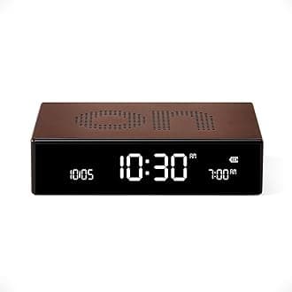 Lexon FLIP Premium LCD Alarm Clock (Bronze)