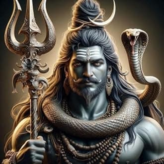 Samriddhi Shiv Shankar Ji - Wall Papers Fully Waterproof Vinyl Poster for Home Decoration, Office, Collage Wall decoration Painting (12 inch X 18 inch) (Design 64)
