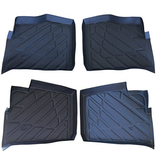 2013-2017 Polaris Ranger XP 900 Crew Full Size Floor Mats/Liners 4 Piece Front & Rear Set