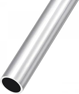 sourcing map 6063 Aluminum Tube (18mm OD x 15mm ID x 300mm L), Aluminum Round Tubing - for Home Furnishing, Machinery, DIY Handicraft