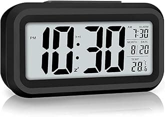 YouJabz Alarm Clock, Black, 11B x 7.5H cm