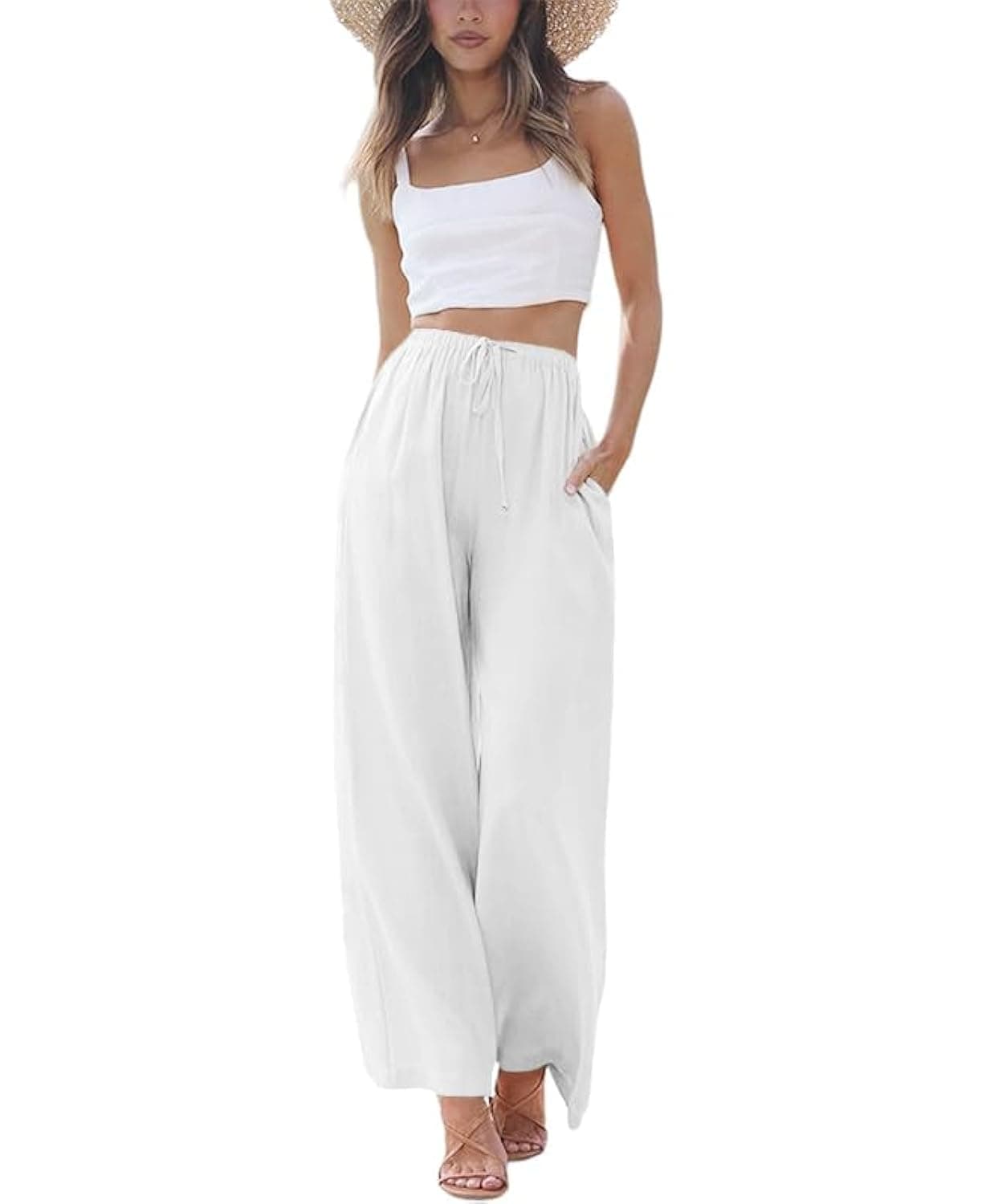 womens Linen Pants Casual Pants