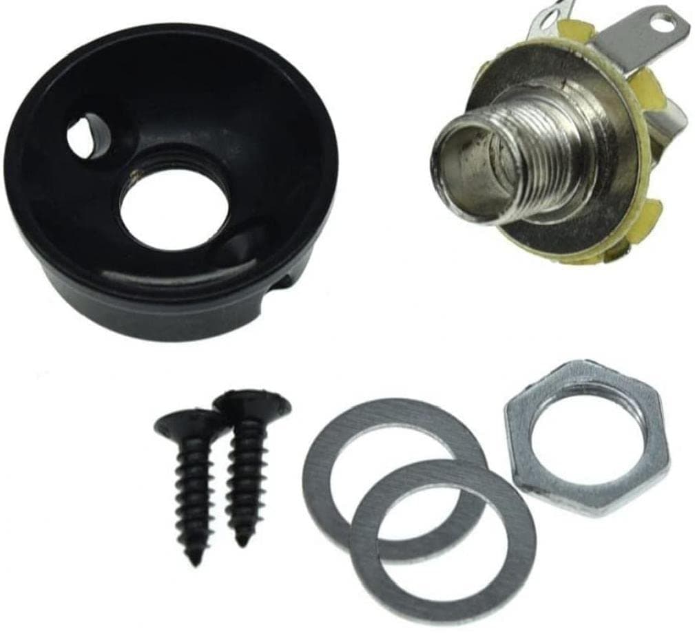 Metric Threading Electric Guitar  6.35mm Electrosocket  Plate for Tele/Guitar(Style)