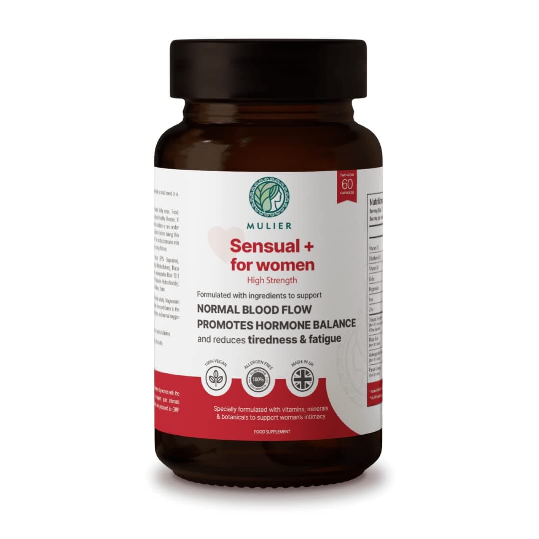 Libido Booster for Women | High Strength | Containing 11 Active Ingredients - Tribulus, Maca Root and Ashwagandha | Allergen Free | Vegan | 1 Month Supply